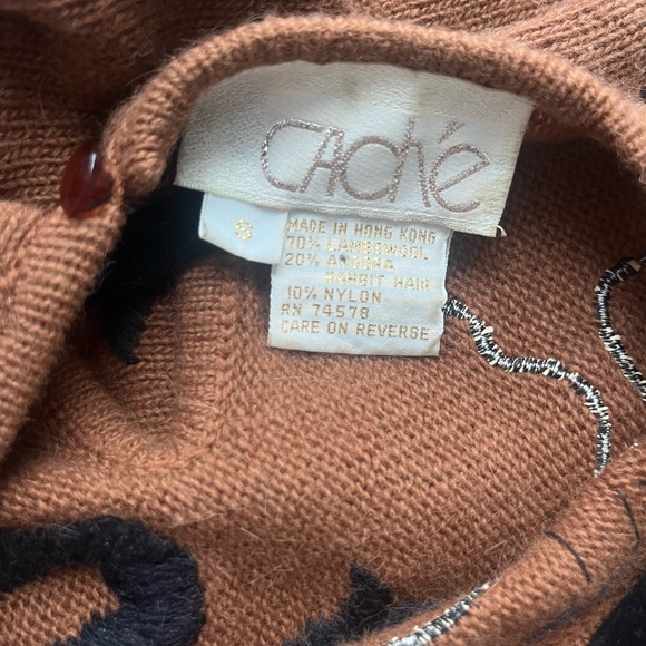 Cache Vintage Leopard Sweater - Picture 4 of 5